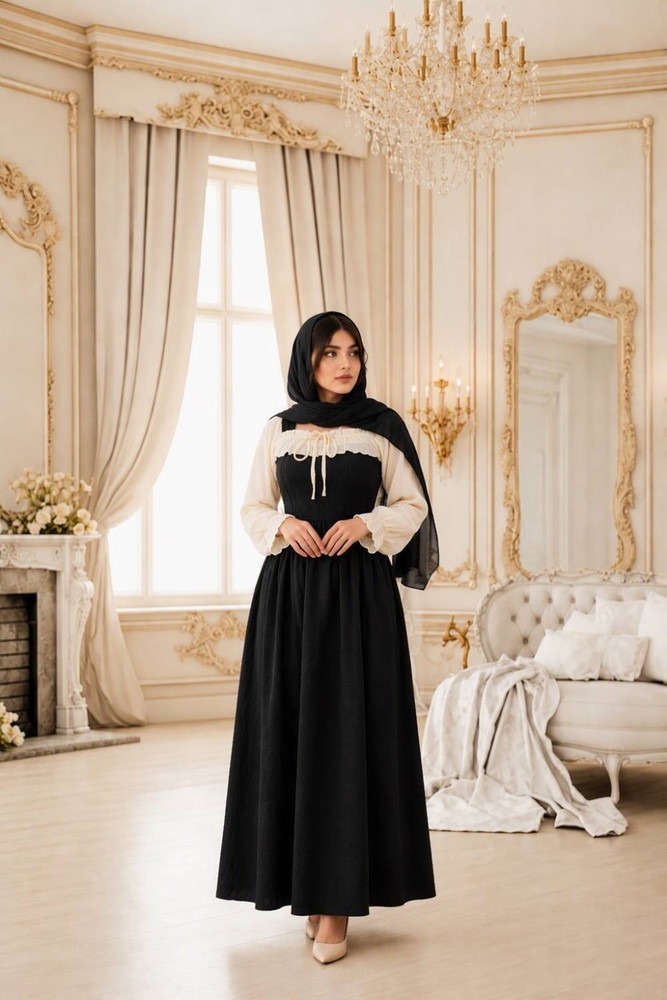 پیراهن زنانه مدل ملیکا شانتون