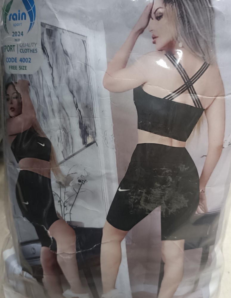ست ورزشی نیمتنه بندی و شلوارک rain sport