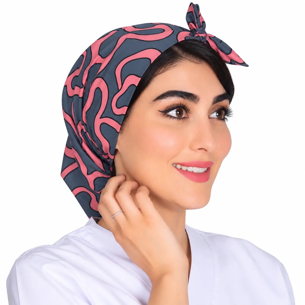 کلاه حجاب طرحدار کد 215