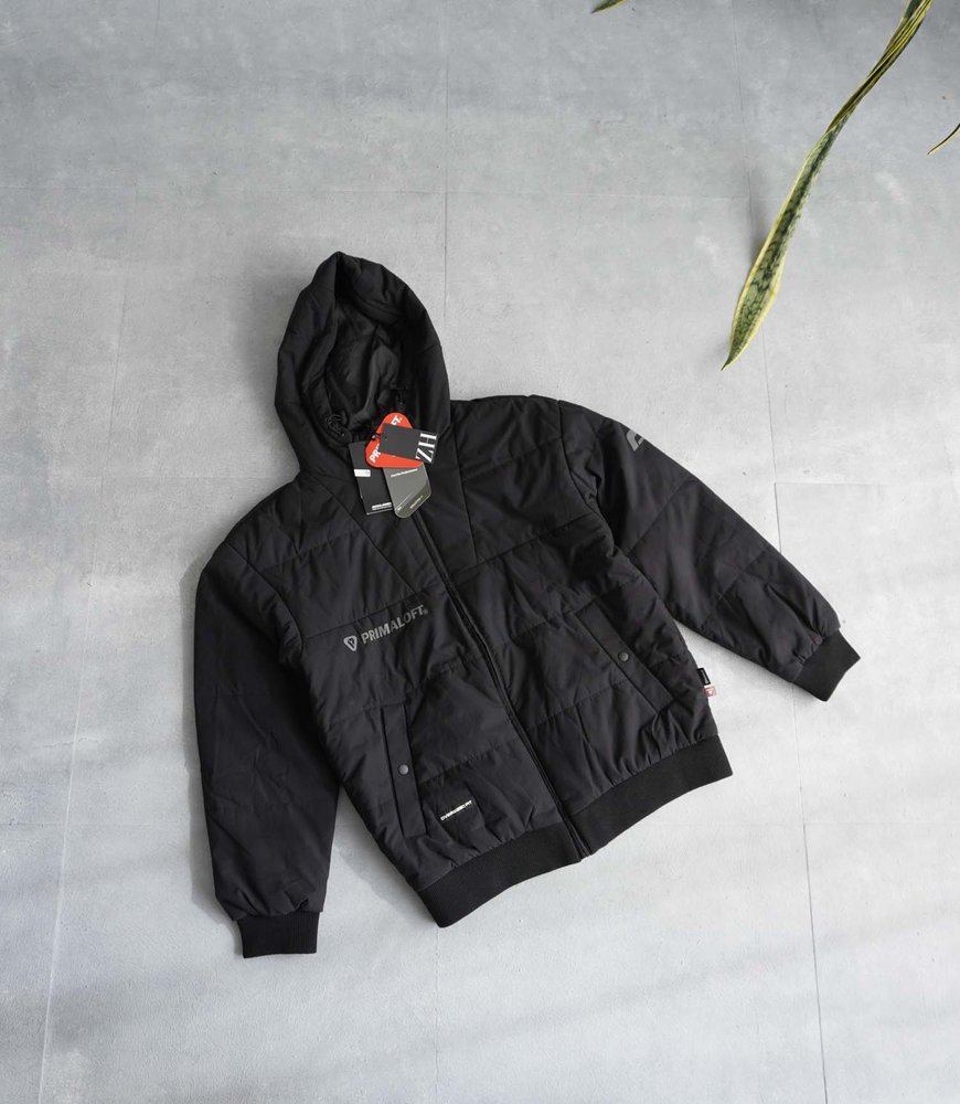 جکت حرفه ای کلاه دار مشکی Jack&Jones