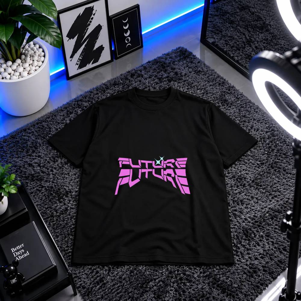 تیشرت تایپوگرافی Future Future کد 18883