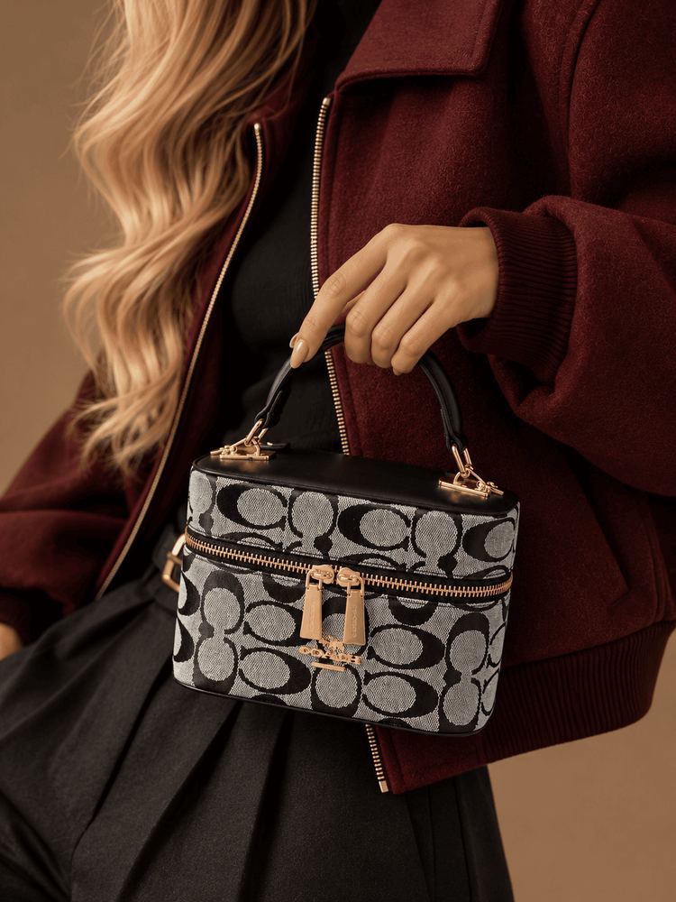 کیف نگین/ COACH طوسی