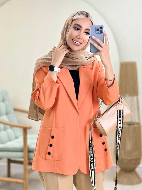 کت مازراتی یقه انگلیسی کد 985