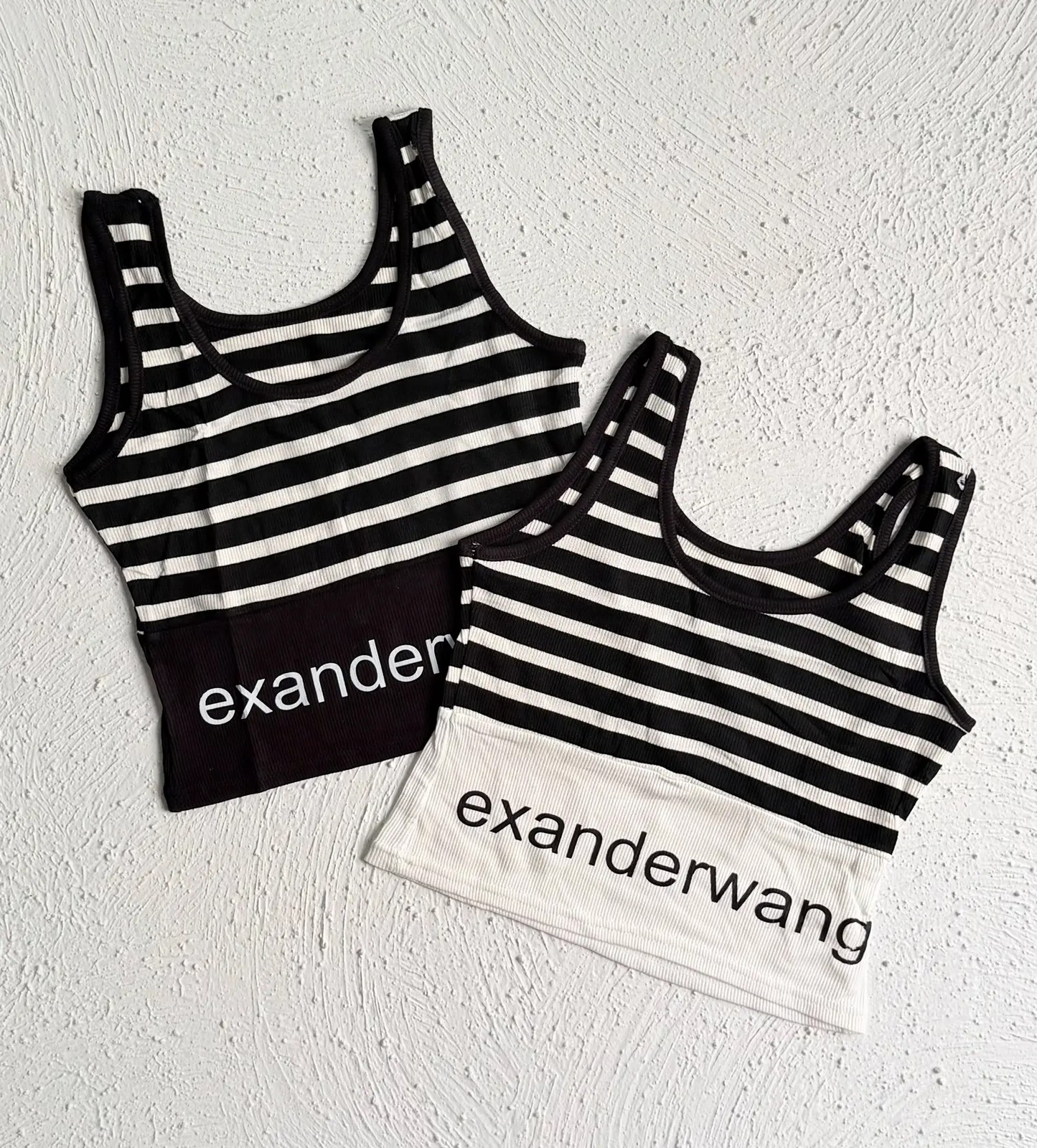 کراپ تاپ راه راه برند Alexander wang