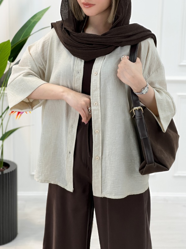 شومیز مانتویی نفس