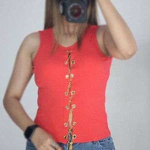 تاپ جلو زنجیر زنانه 5 زنجیر