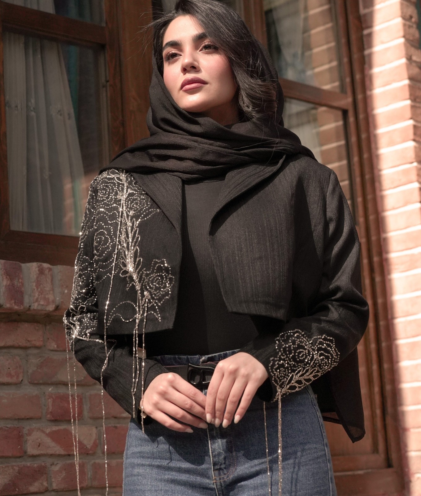 کت مشکی گلاذین