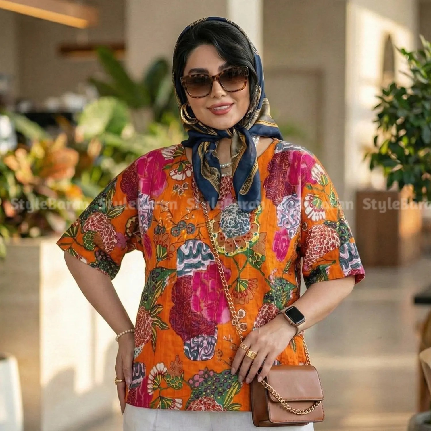 شومیز باتیک هندی آوین