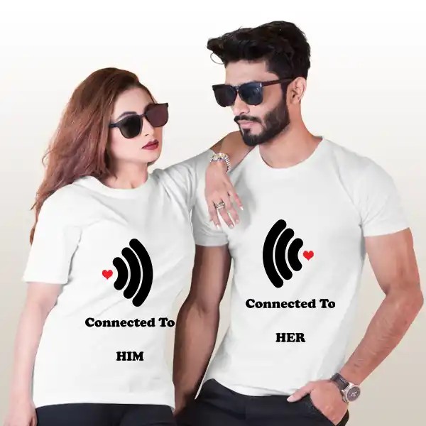 تیشرت ست طرح Connection