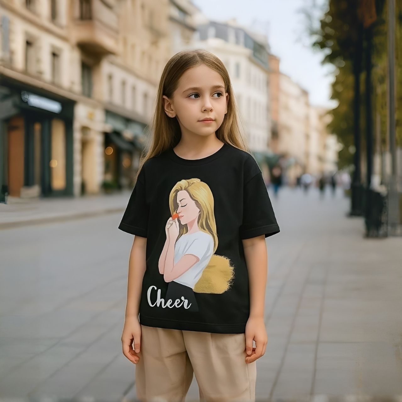ست تی‌شرت شلوار دخترانه girl