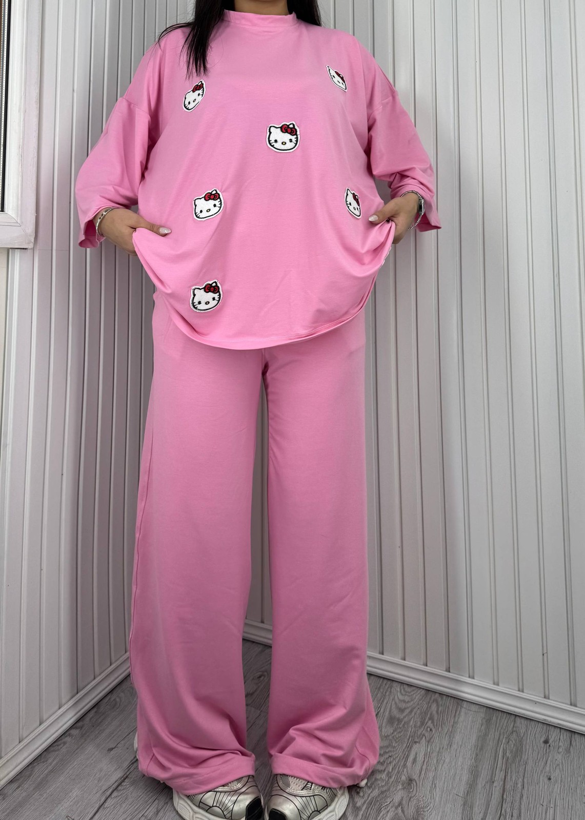 ست تی‌شرت و شلوار Hello kitty کد 002011475