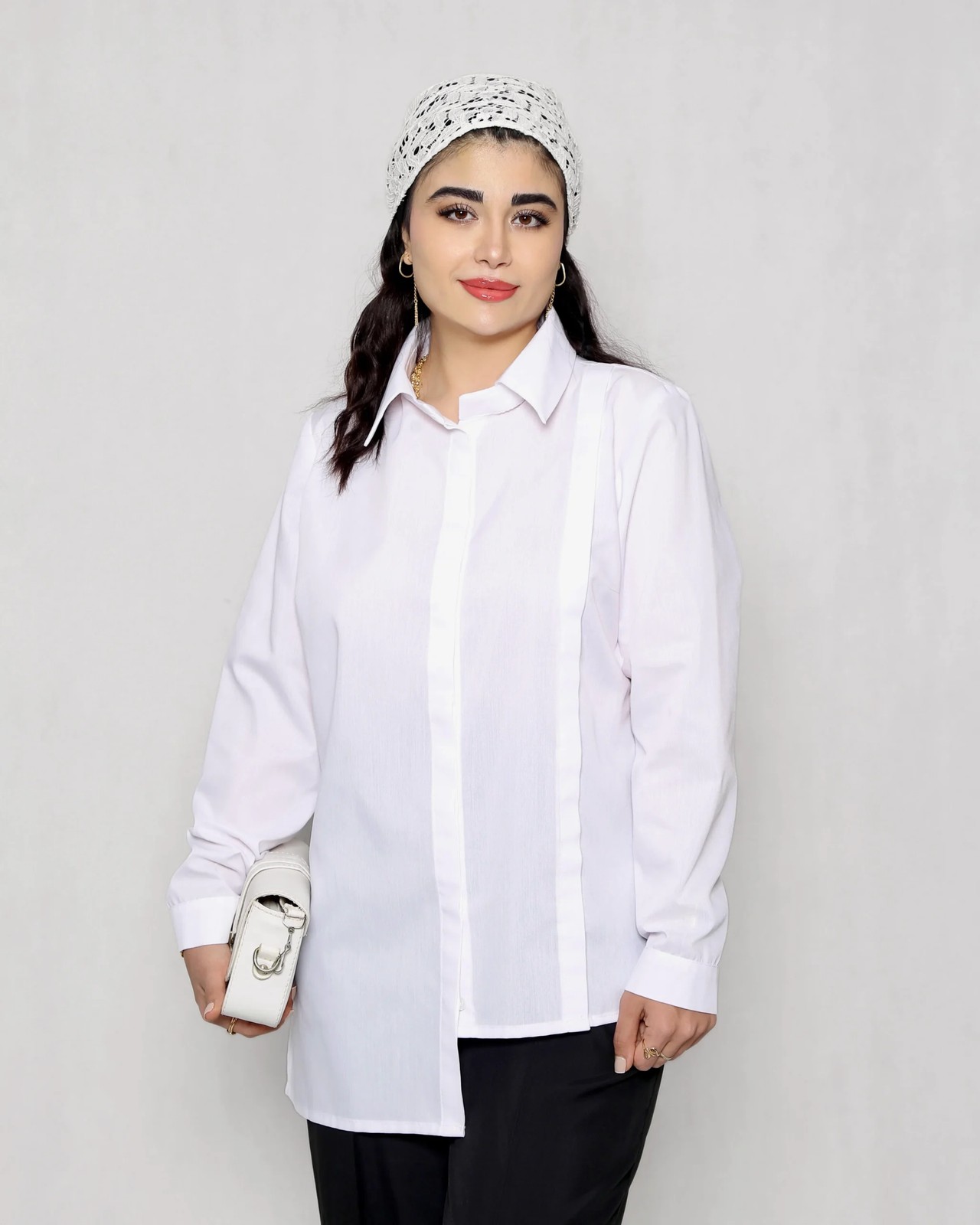 شومیز آوا سفید