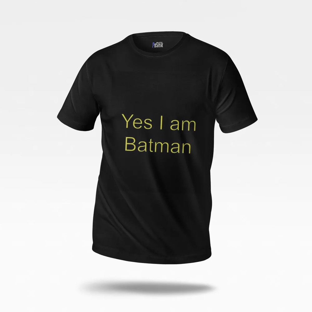 تیشرت بتمن طرح Yes I Am Batman کد po4914