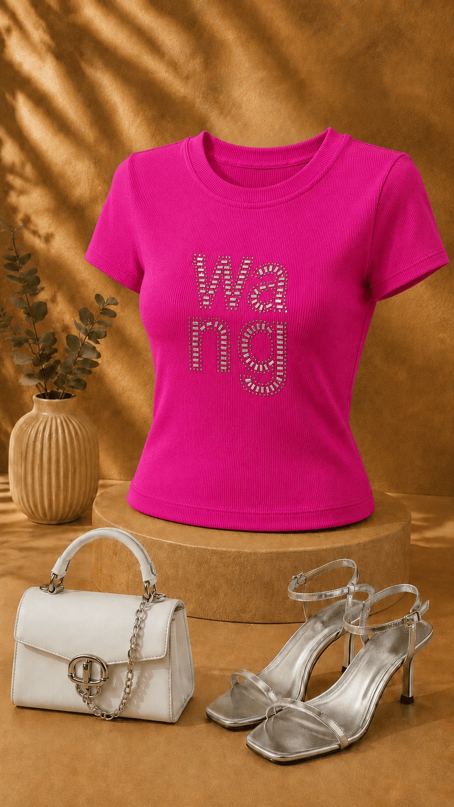 کراپ فانریپ نگینی wang سرخابی