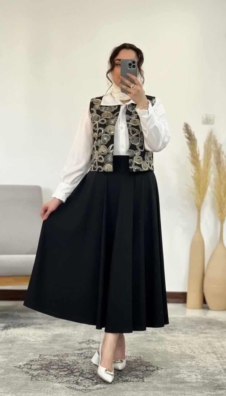سه تیکه زنانه مدل نگین (ارسال۷روزه)
