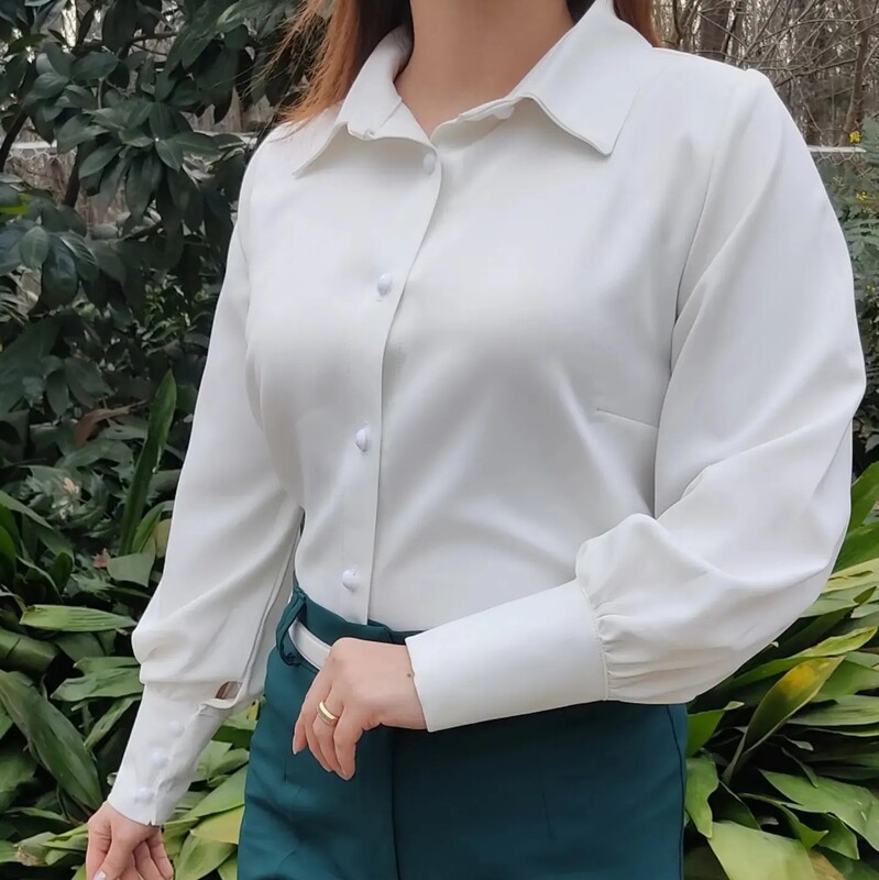 شومیز سفید مازراتی