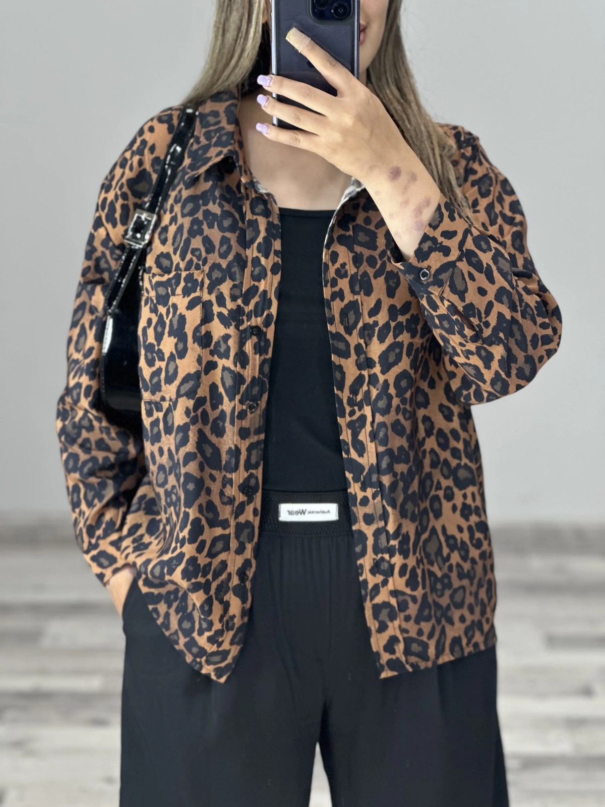 بلوز پلنگی کد 828