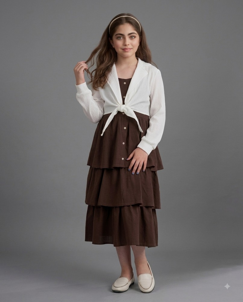 کت سارافون مدل گره ای