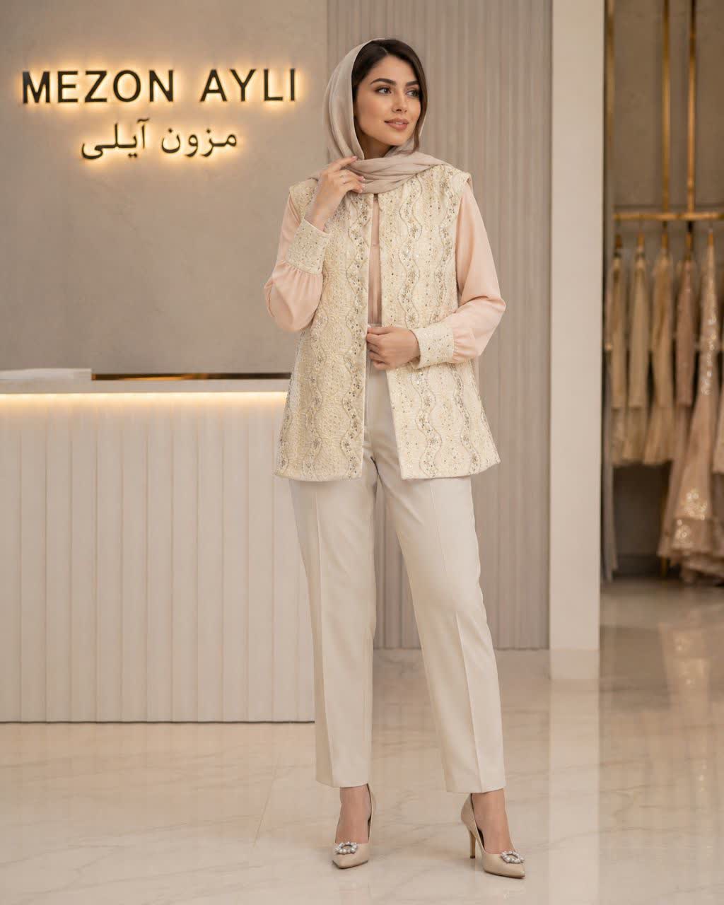 وست و شومیز زنانه کار دست مدل ثانیا کد 0250