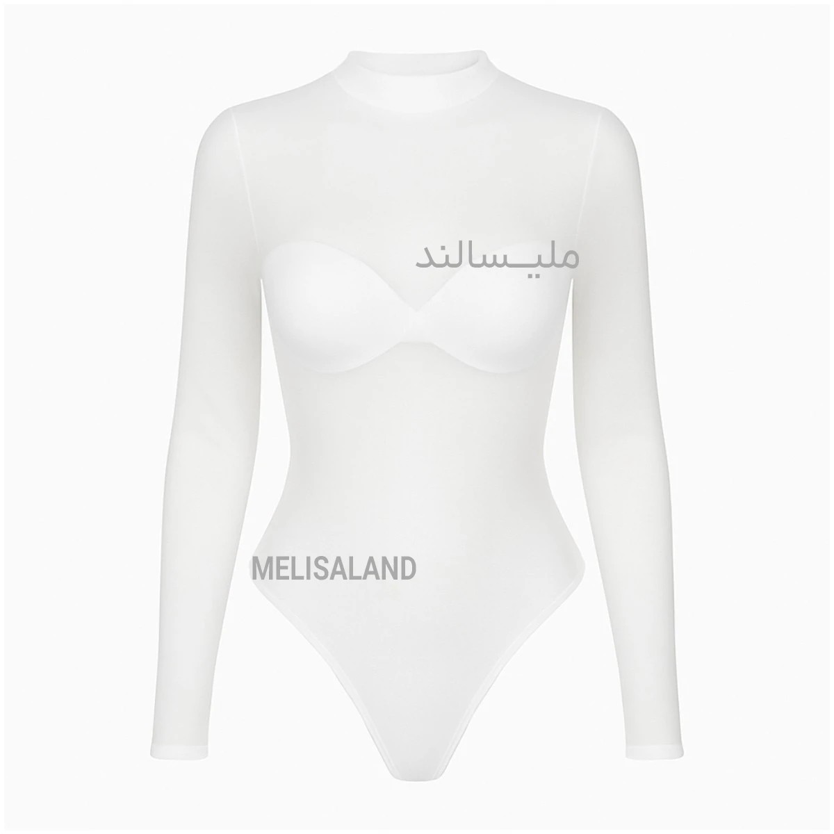 بادی حریر سفید کد ML12383