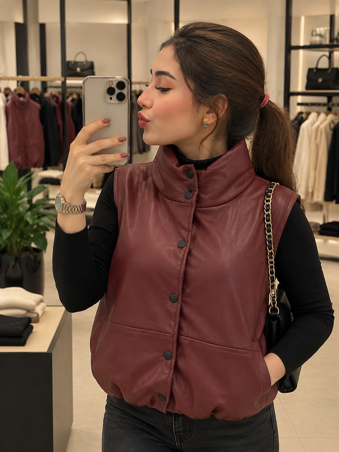 وست چرم زارا