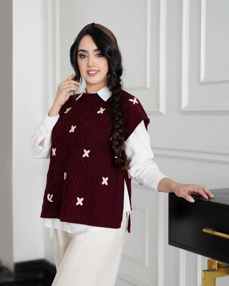 وست بافت زنانه زیبا