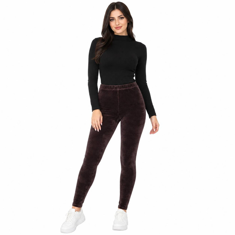 لگینگ زنانه مدل مخملیا کد 0056