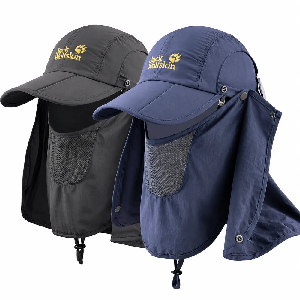 کلاه کوهنوردی سه تکه طرح Jack Wolfskin | آفتابی