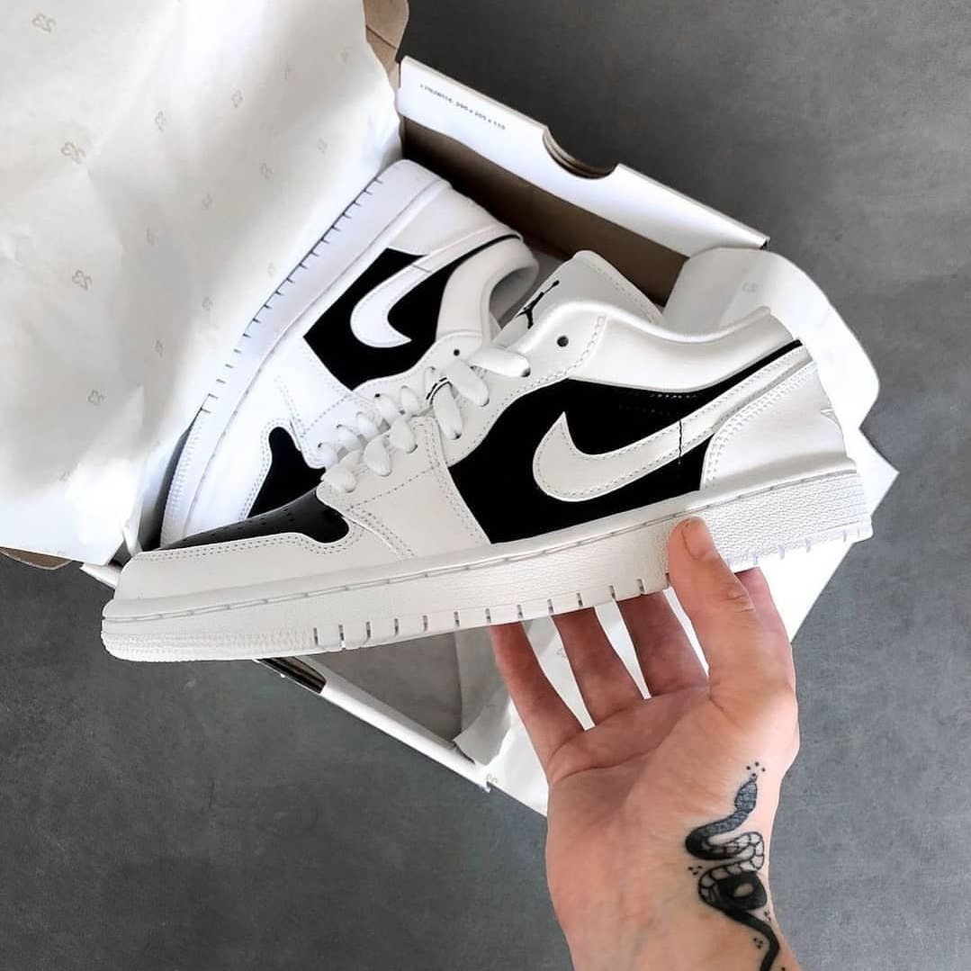 نایک ایر جردن 1 بدون ساق پاندا Nike air jordan 1 low panda