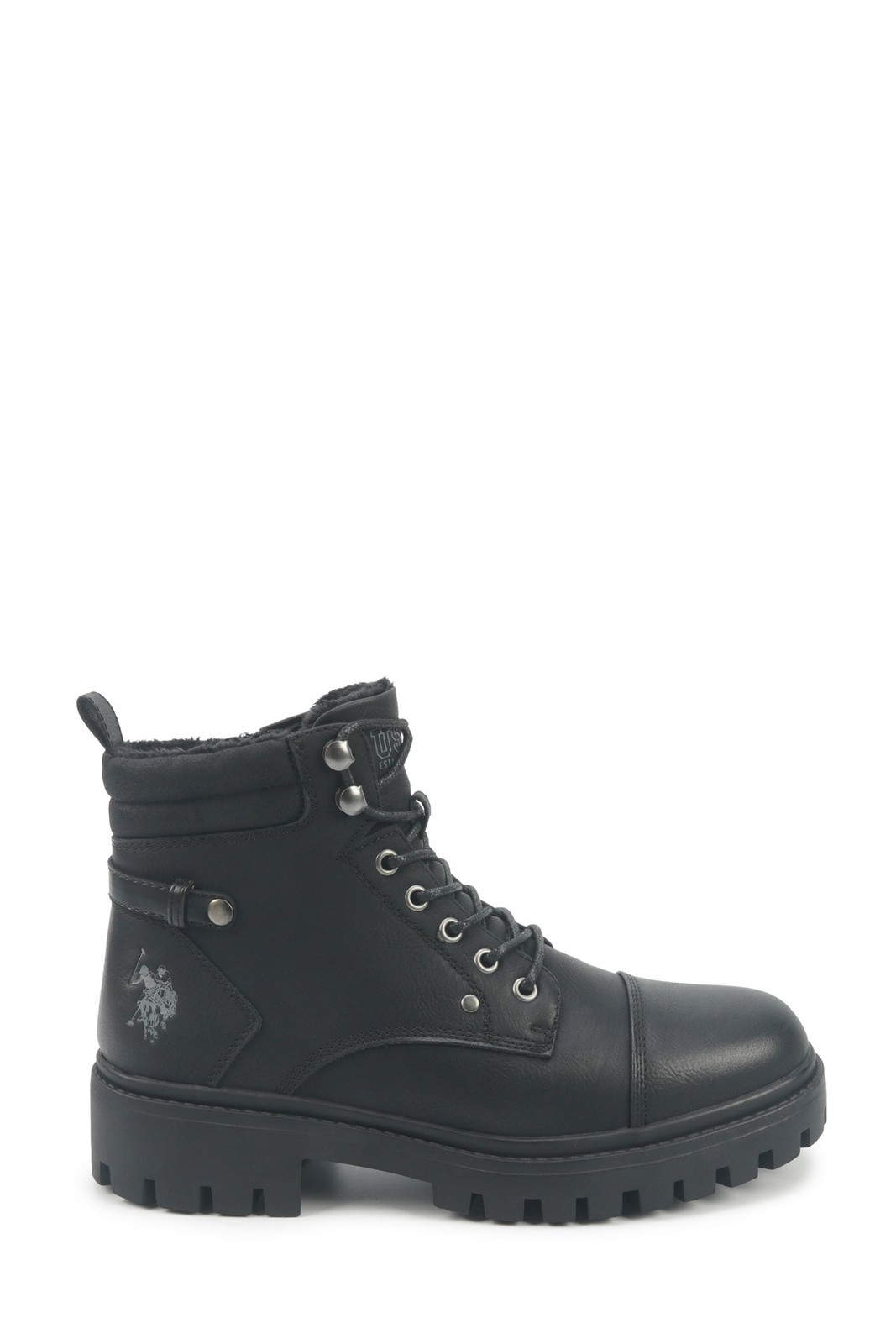 بوت U.S. Polo Assn. یو اس پولو بلند کارگری مردانه مشکی FRED 5PR اورجینال