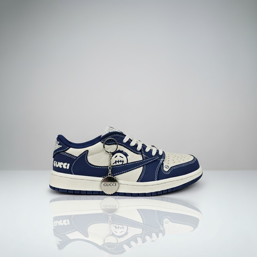 نایک جردن 1 لو ترویس اسکات گوچی ابیJordan 1 Low Travis Scott Gucci