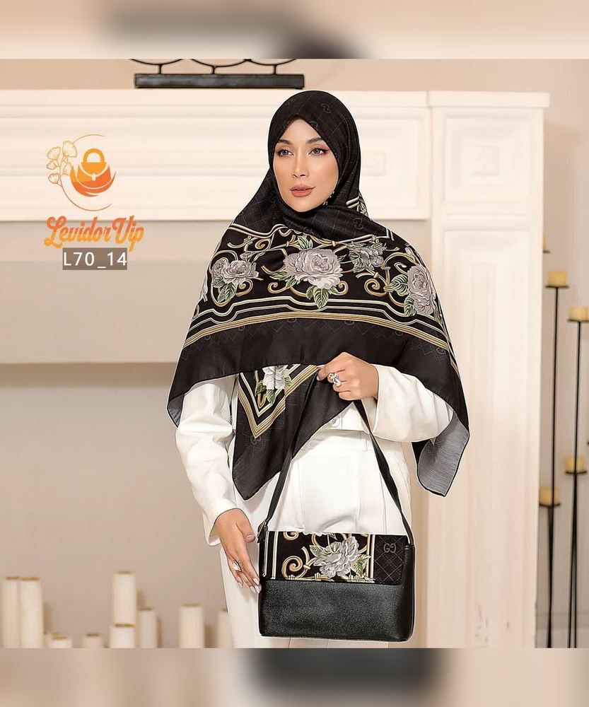 ست کیف و روسری طرح گوچی لاله – کیف دوشی