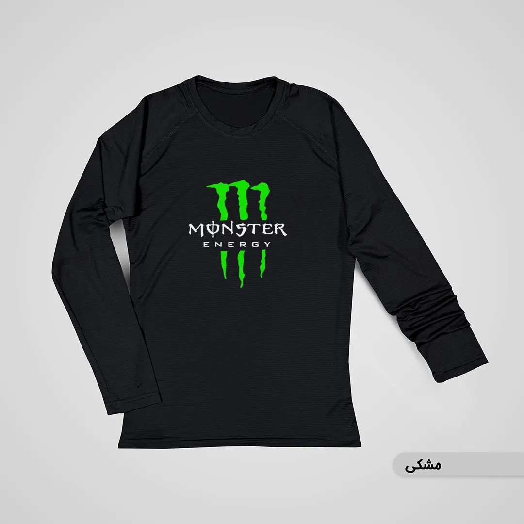 تیشرت (تی شرت) آستین بلند استرج ورزشی MONSTER مردانه و زنانه