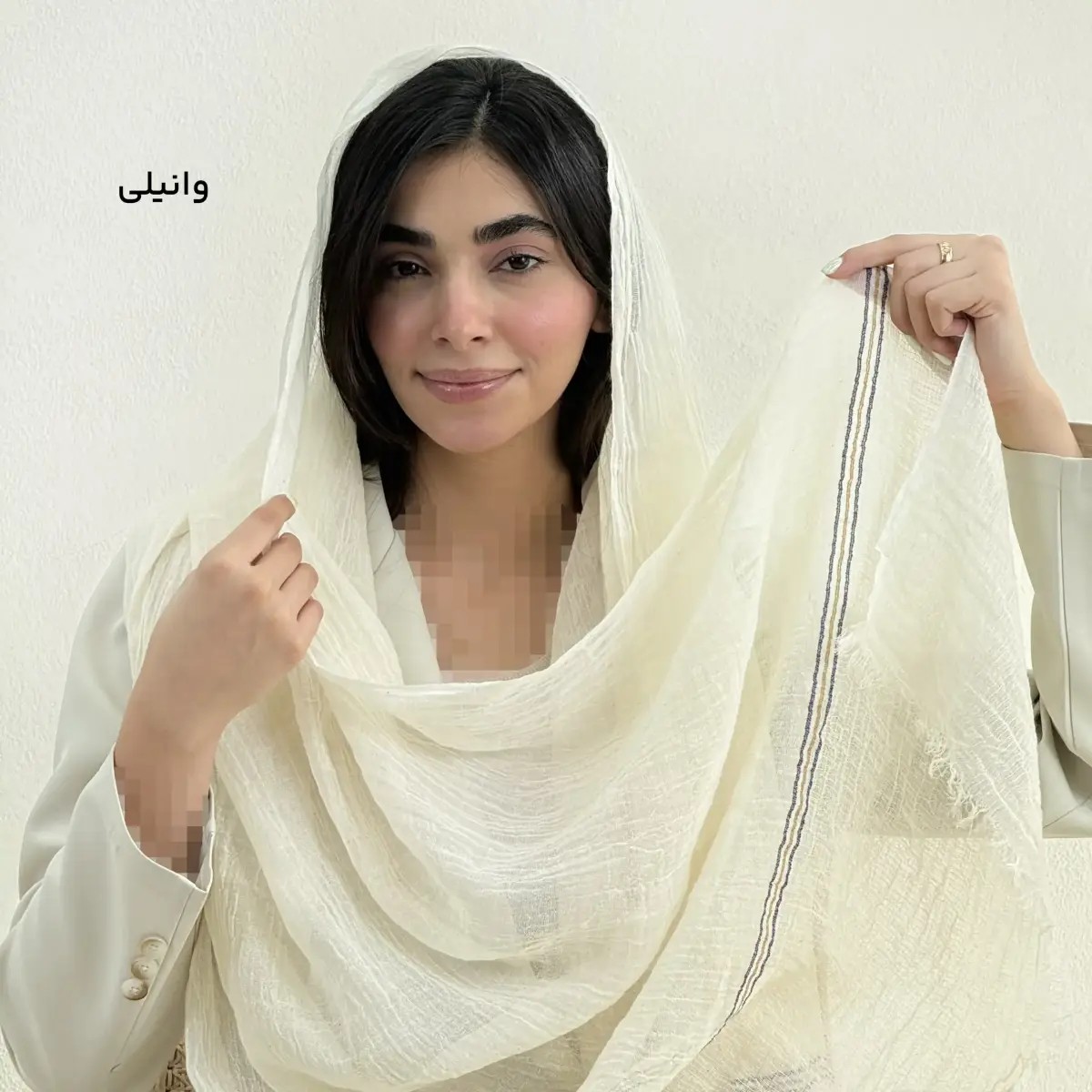 شال زنانه لینن لیدی مارگارت