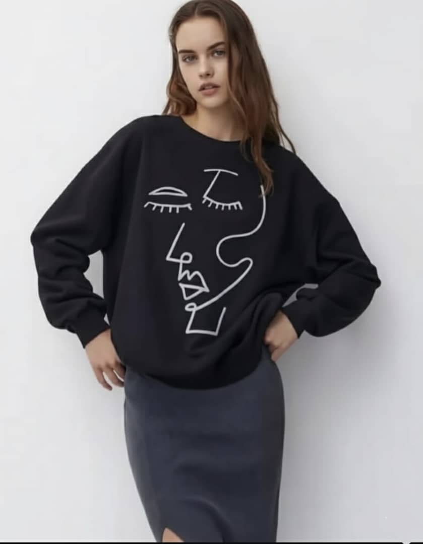 مشکی BERSHKA باکس استایل