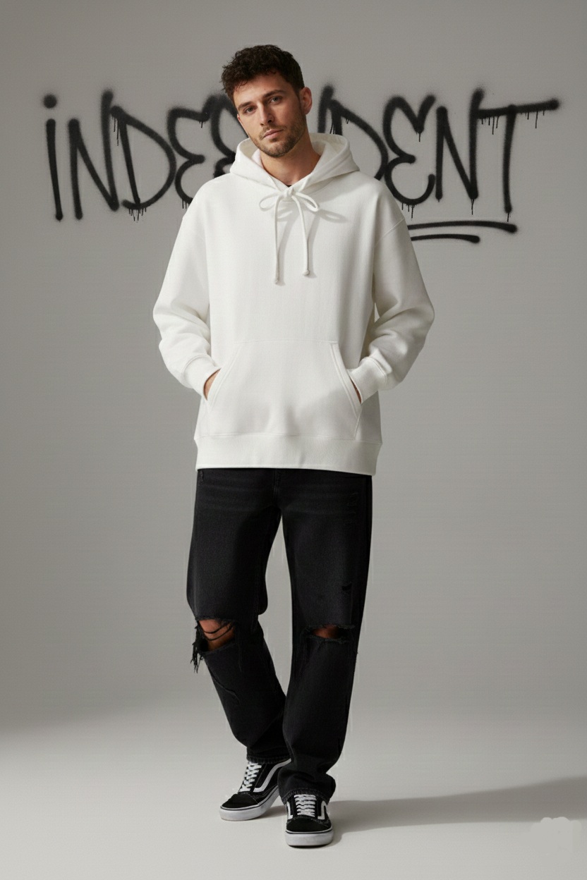 سفید اوورسایز (H&M (INDEPENDENT