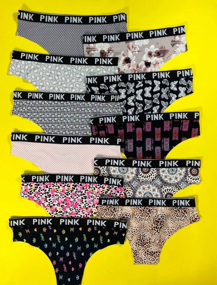 شورت کمر PINK کد 105389 (طرح رندوم )