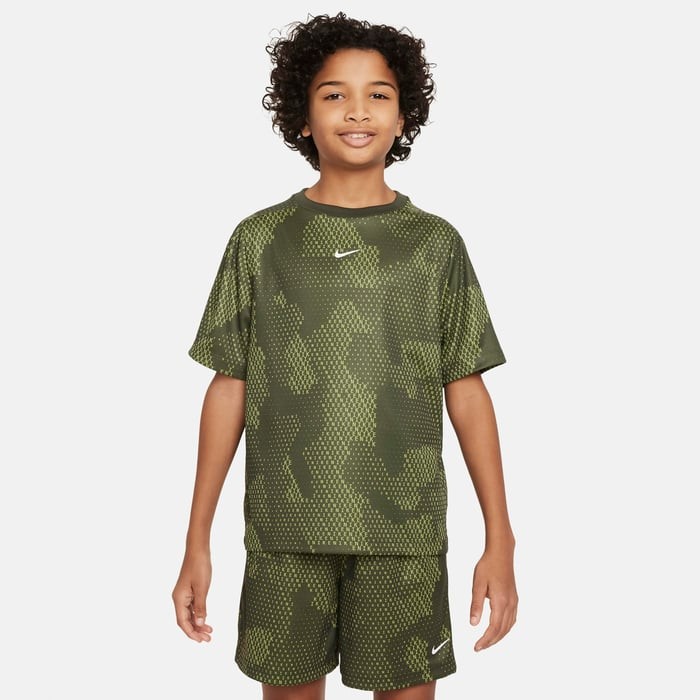 تی شرت تنیس بچگانه نایک – Nike Boys’ Spring Print Top – سبز