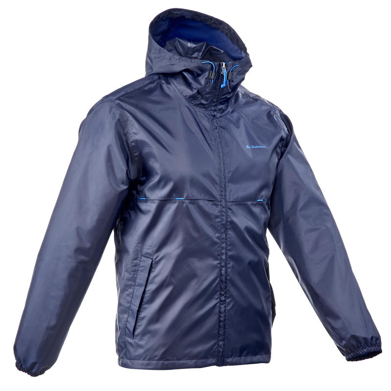 بادگیر و بارانی کچوا تمام زیپ مدل Quechua Rain Cut