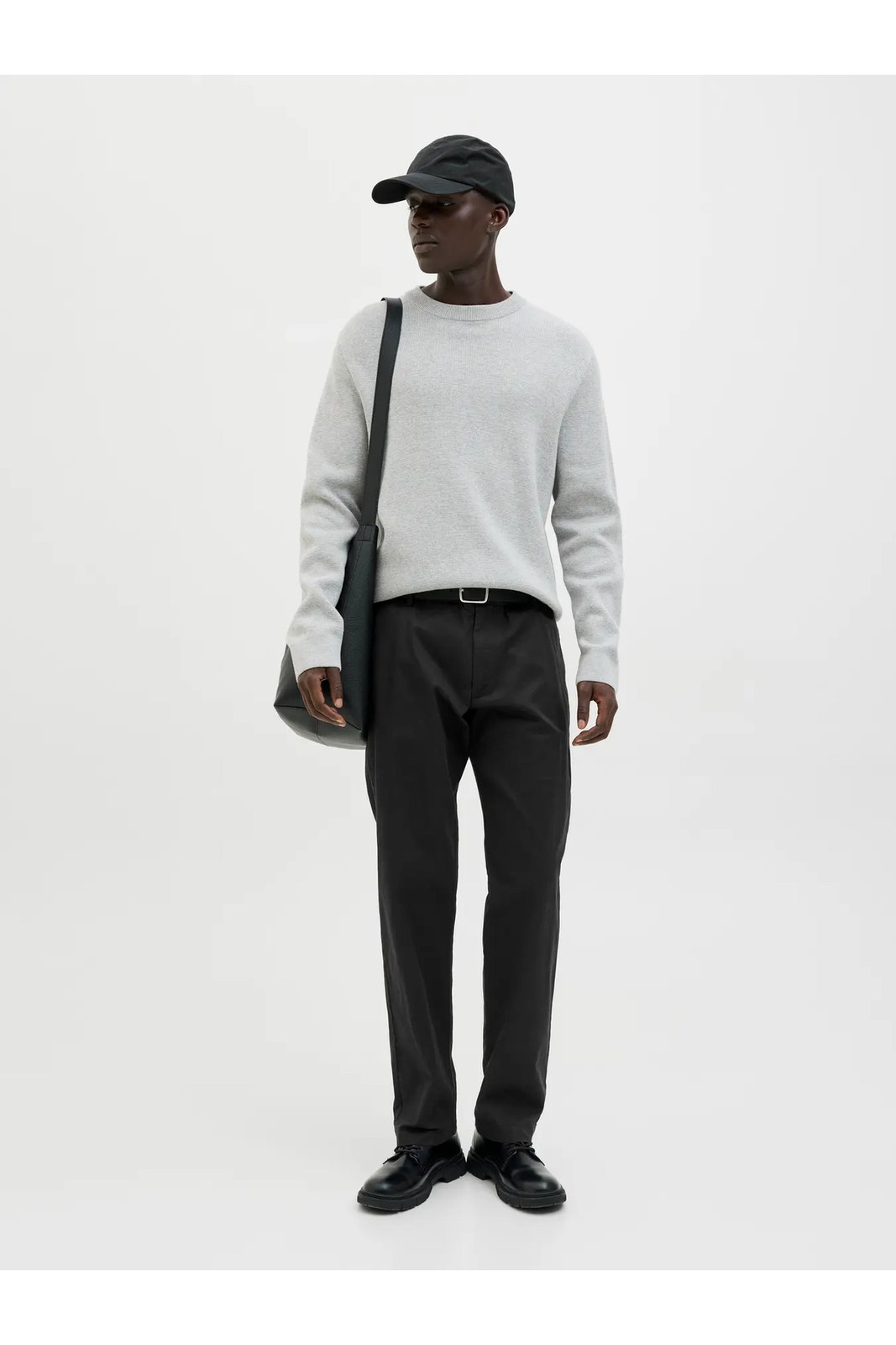 شلوار جک اند جونز مردانه پنبه ای مشکی جاگر فاق نرمال جاگر کژوال/روزمره | Jack & Jones Jack & Jones 12282549 PANTOLON PK
