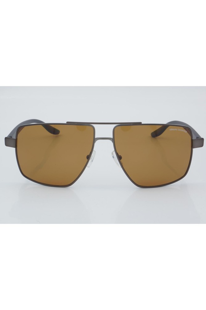 عینک آفتابی آرمانی اکسچنج مردانه قهوه ای راسته | Armani Exchange Armani-Exchange-AX2037S-600383-60 IT