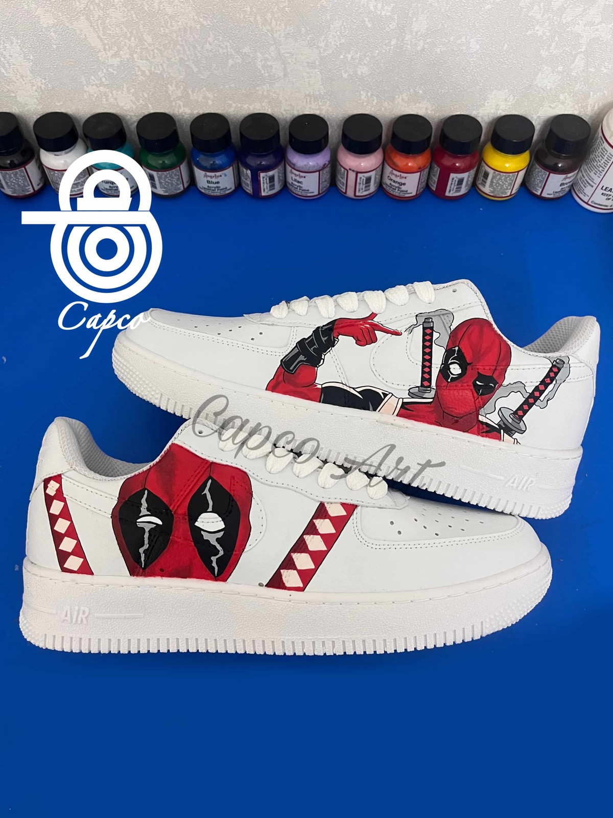کفش AF1 طرح دد پول (DeadPool)
