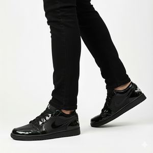 کتانی جردن وان لو ورنی Nike jordan low