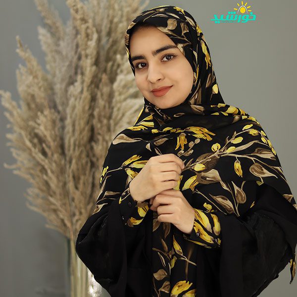 ست ساق دست و روسری 120 حریر VIP کد 3232