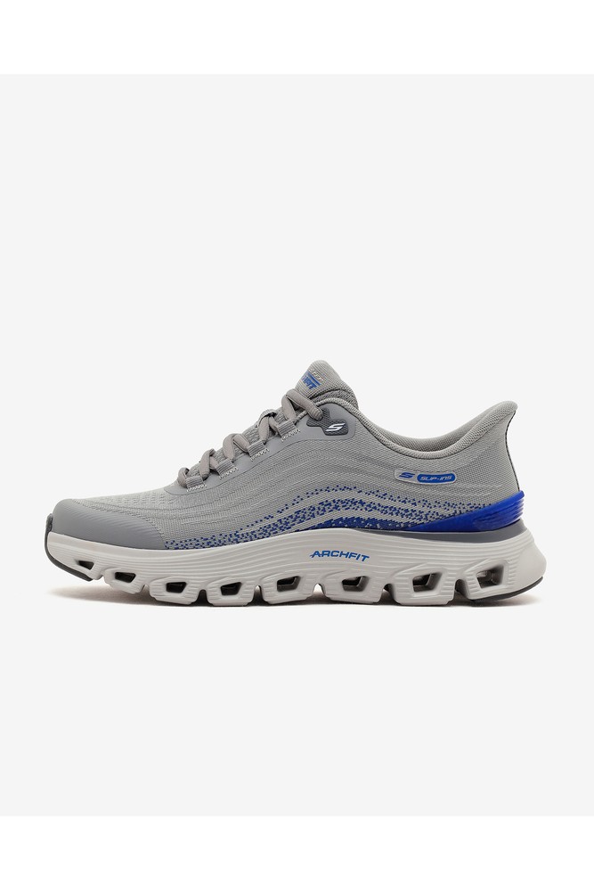کفش SKECHERS اسکیچرز مردانه خاکستری Arch Fit GLIDE-STEP WAVE 233194 GYBL اورجینال
