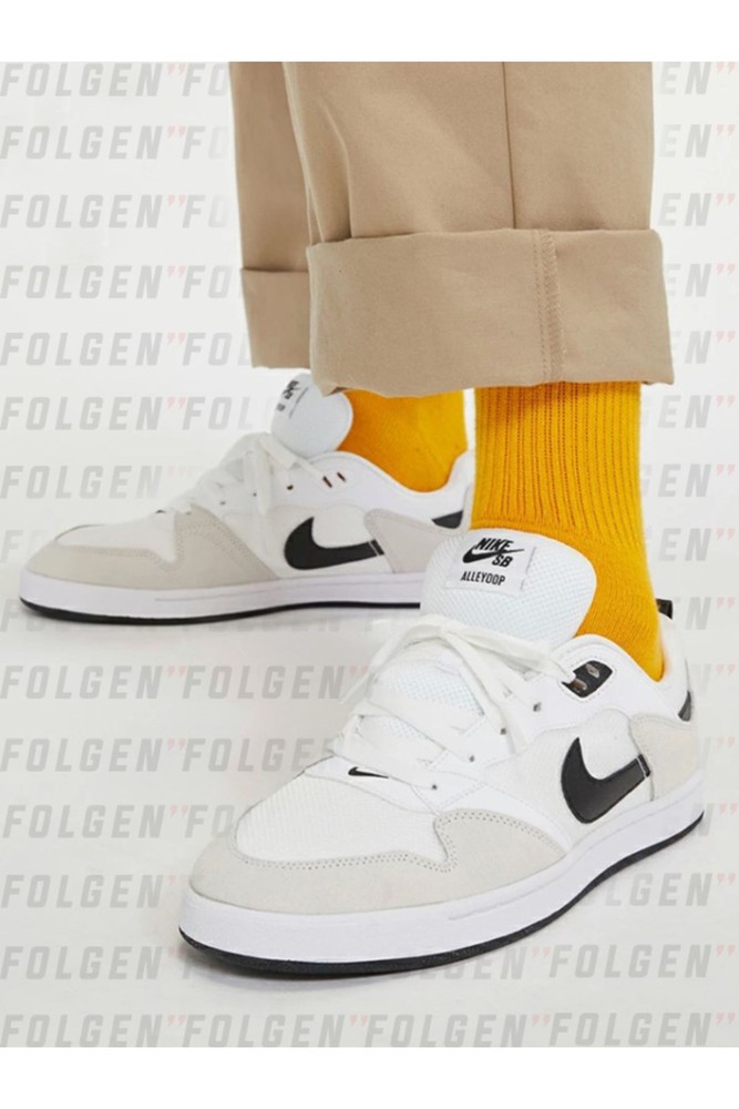 کفش Nike نایکی زنانه Alleyoop SB ‘White Black’ کفش اسپرت زنانه سفید سفید اورجینال