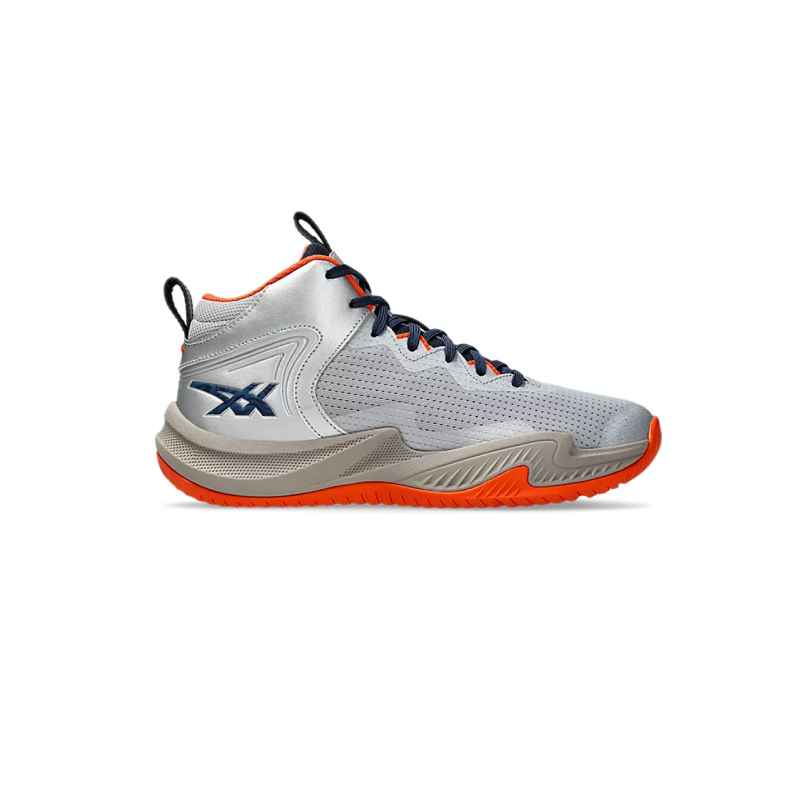 کتونی والیبالی اسیکس نوا سرج 3 نقره ای نارنجی Asics Nova Surge 3 Silver Orange