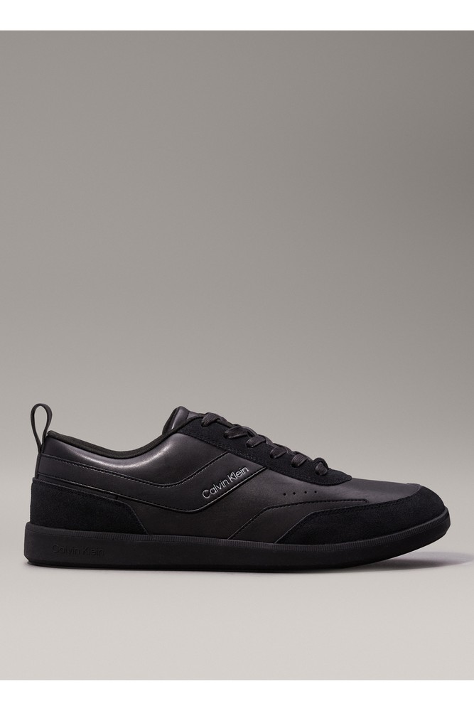 کفش Calvin Klein کالوین کلاین ورزشی مردانه مشکی LOW TOP LACE UP LTH MIX اورجینال