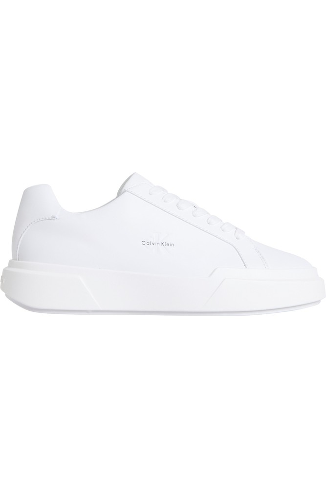کفش Calvin Klein کالوین کلاین اسپرت زنانه روزمره زنانه سفید LACEUP LTH WN CUPSOLE CHUNKY اورجینال