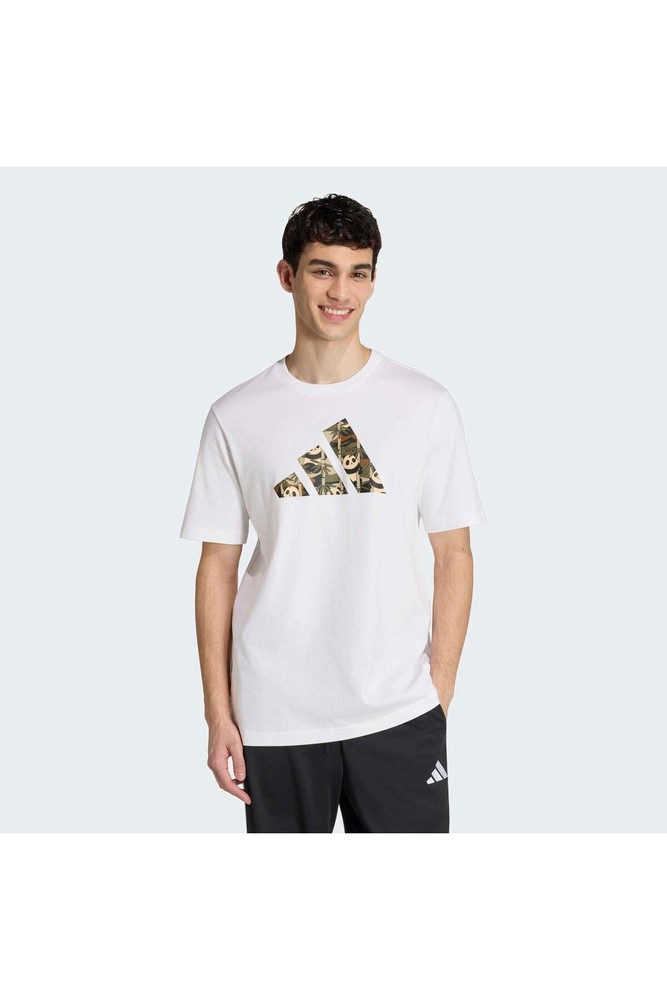 تیشرت adidas آدیداس سفید مردانه Panda Chill Camo (KB4850) اورجینال